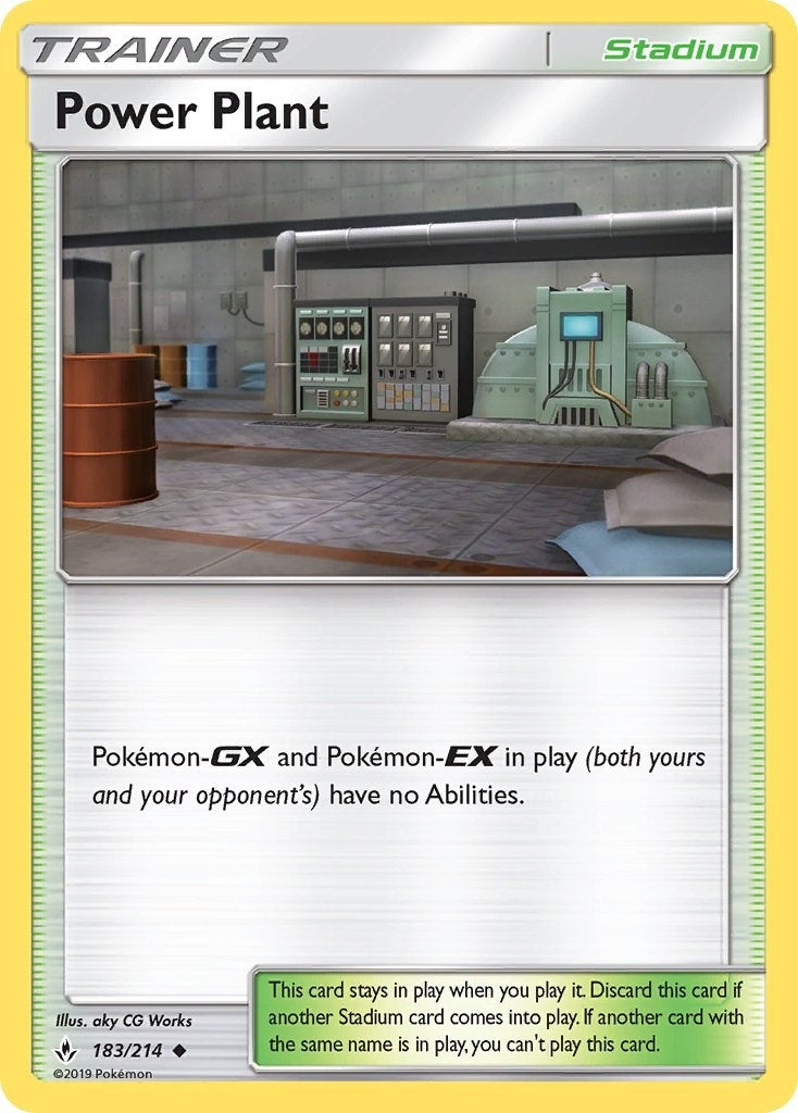 Image for Power Plant (183/214) (SM - Unbroken Bonds) (SM10) - Pokemon