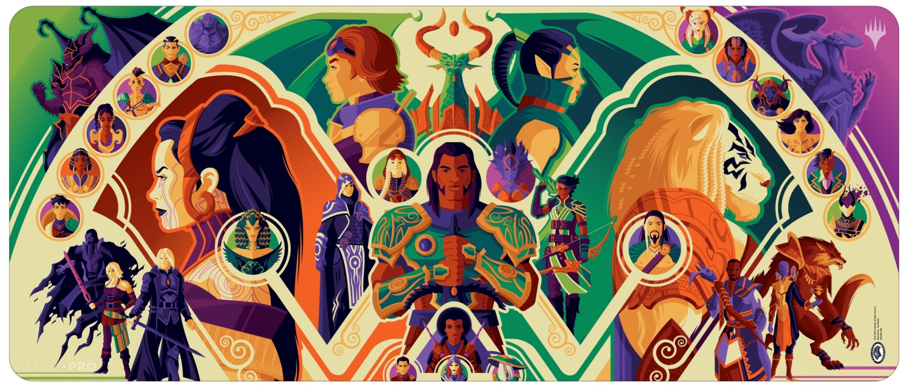 Image for War of the Spark Key Art Table Playmat for Magic (6ft) - Playmats