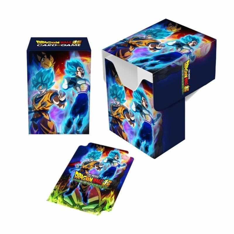 Image for Dragon Ball Super CCG Full-View Deck Box - Goku, Vegeta and Broly - Deck Boxes