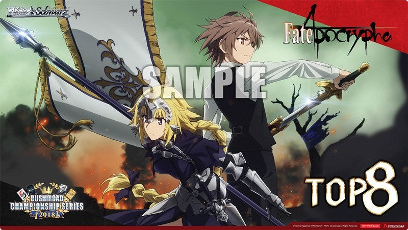 Image for Bushiroad BCS 2018: Weiss Schwarz Top 8 (Fate/Apocrypha) - Playmats