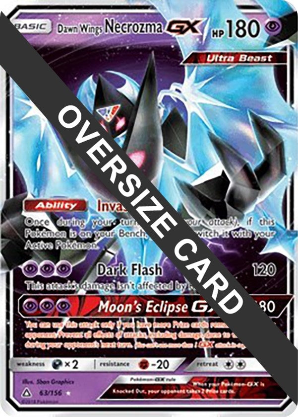 Image for Dawn Wings Necrozma GX - 63/156 (Ultra Prism) (063/156) (Jumbo Cards) (PR) - Pokemon