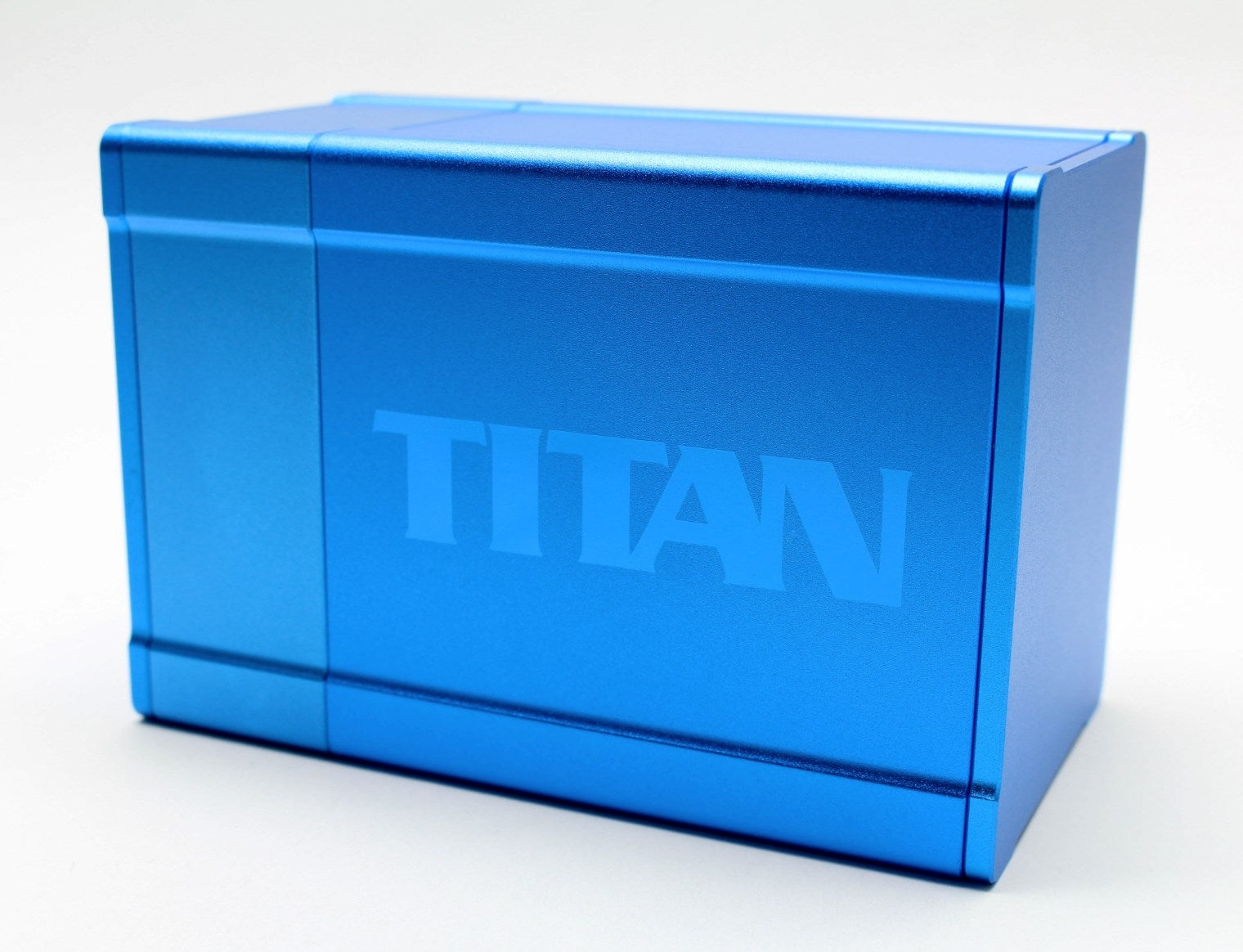 Image for TITAN Deck Box - Solid Blue - Deck Boxes