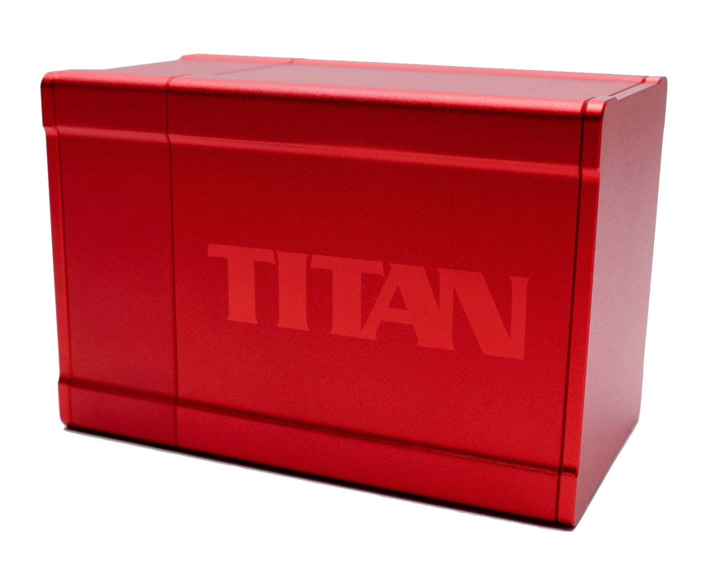 Image for TITAN Deck Box - Solid Red - Deck Boxes
