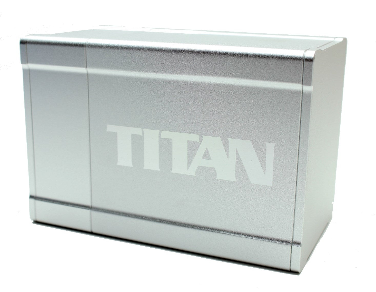 Image for TITAN Deck Box - Solid Silver - Deck Boxes