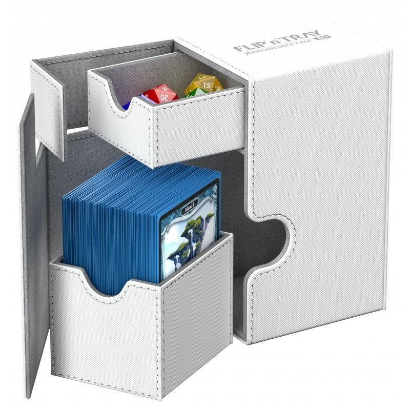 Image for Flip 'n' Tray Deck Case XenoSkin - White (Holds 80+) - Deck Boxes