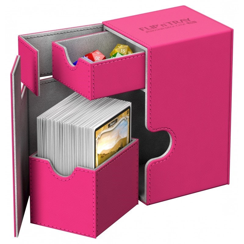 Image for Flip 'n' Tray Deck Case XenoSkin - Pink (Holds 80+) - Deck Boxes