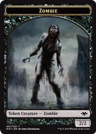 Zombie // Construct Double-Sided Token (MH1-7 // 17) [Modern Horizons] - PokeBox USA
