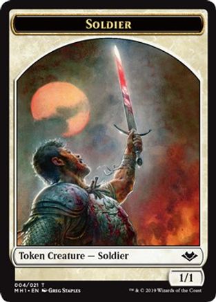 Soldier // Spider Double-Sided Token (MH1-4 // 14) [Modern Horizons] - PokeBox USA