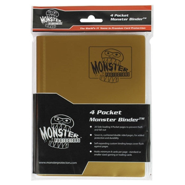 Image for Binder - 4-Pocket Side-Loading Matte - Gold - Storage Albums