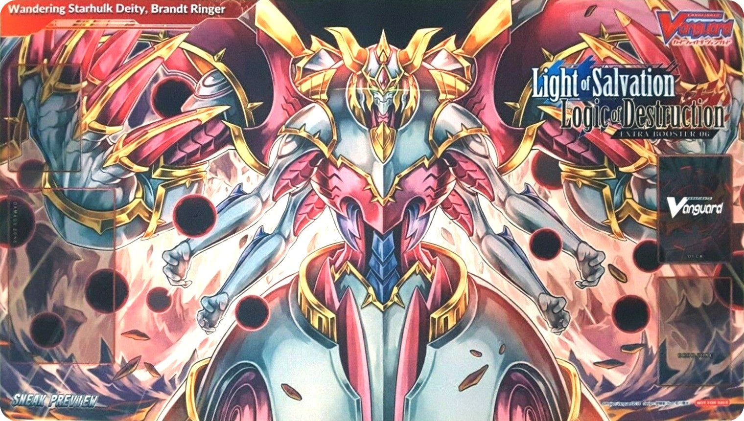 Image for Cardfight!! Vanguard Sneak Preview Playmat: Extra Booster V-EB06 Light of Salvation, Logic of Destruction - Playmats