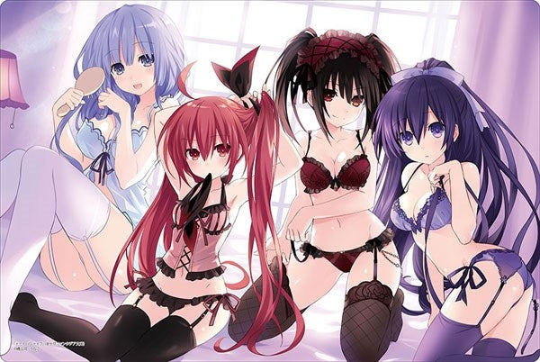Image for Bushiroad Rubber Mat Collection Vol.349: Fujimi Fantasia Bunko - Date A Live - Tohka, Kotori, Kurumi, & Miku - Playmats
