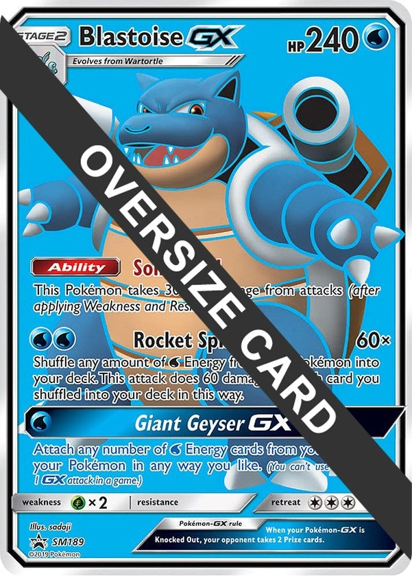 Image for Blastoise GX - SM189 (Black Star Promos) (SM189) (Jumbo Cards) (PR) - Pokemon