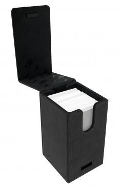 Image for Suede Collection Alcove Tower Deck Box - Jet - Deck Boxes