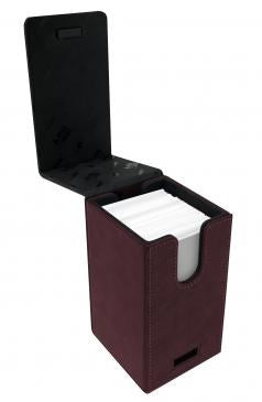 Image for Suede Collection Alcove Tower Deck Box - Ruby - Deck Boxes