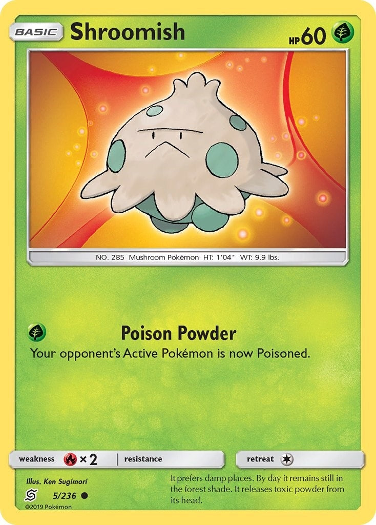 Image for Shroomish (5/236) (SM - Unified Minds) (SM11) - Pokemon