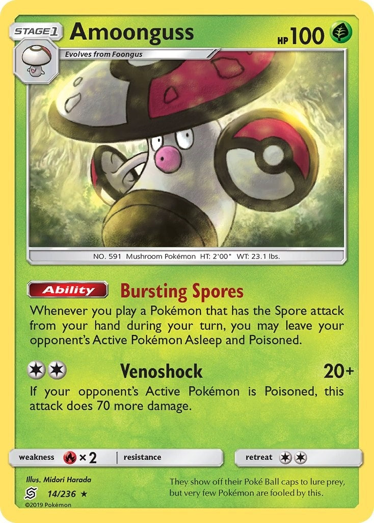 Image for Amoonguss (14/236) (SM - Unified Minds) (SM11) - Pokemon