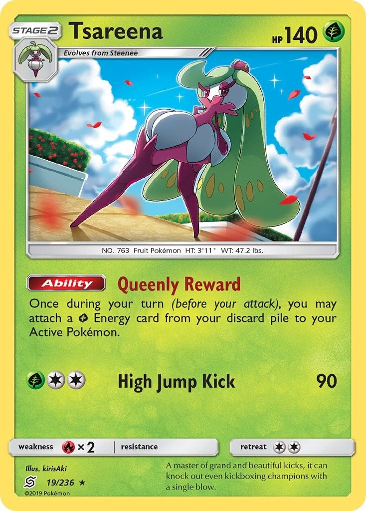 Image for Tsareena (19/236) (SM - Unified Minds) (SM11) - Pokemon