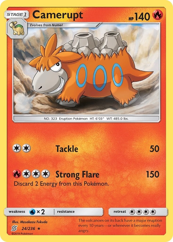 Image for Camerupt (24/236) (SM - Unified Minds) (SM11) - Pokemon