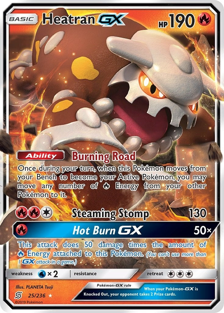 Image for Heatran GX (25/236) (SM - Unified Minds) (SM11) - Pokemon