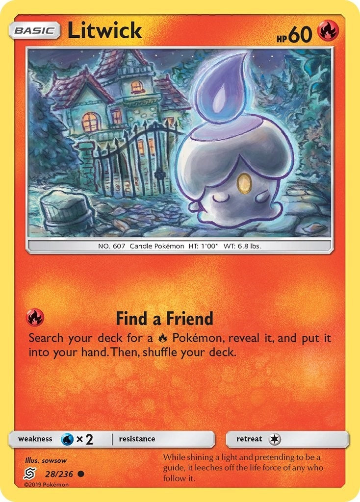 Image for Litwick (28) (28/236) (SM - Unified Minds) (SM11) - Pokemon