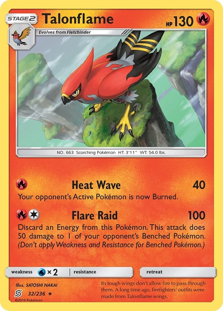 Image for Talonflame (32/236) (SM - Unified Minds) (SM11) - Pokemon