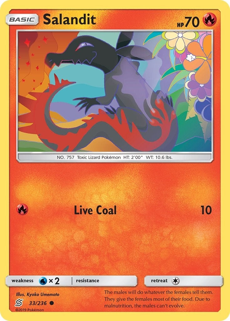 Image for Salandit (33) (33/236) (SM - Unified Minds) (SM11) - Pokemon