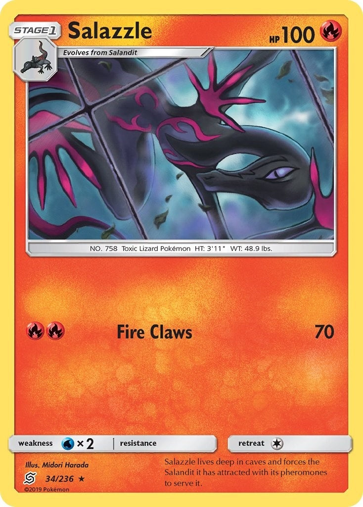 Image for Salazzle (34) (34/236) (SM - Unified Minds) (SM11) - Pokemon