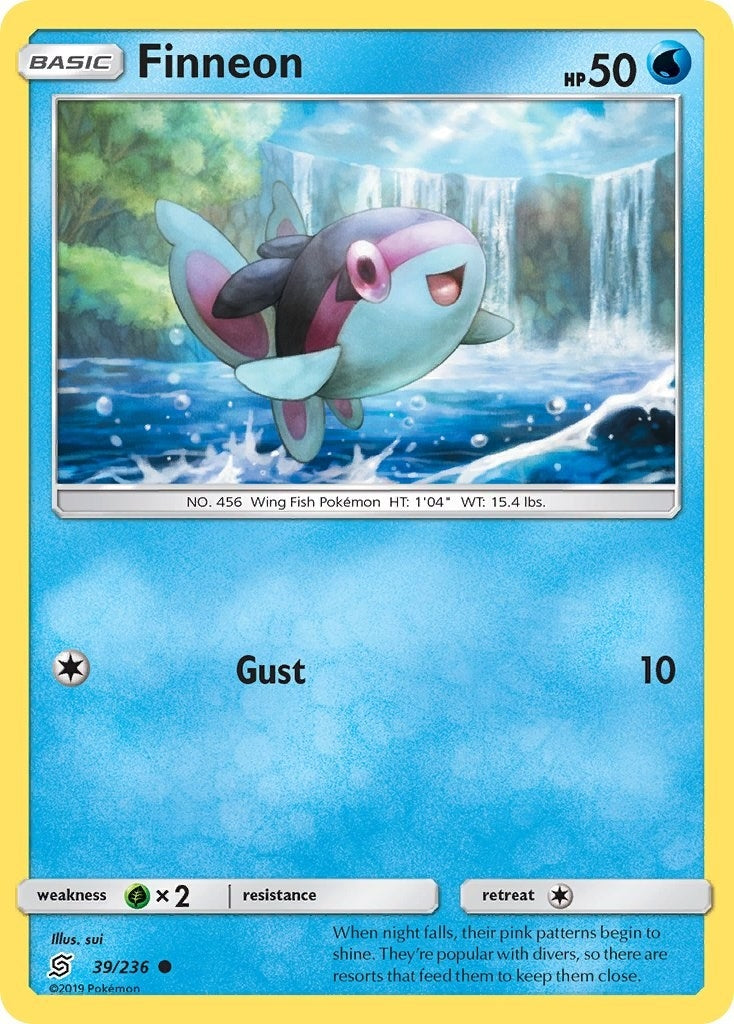 Image for Finneon (39/236) (SM - Unified Minds) (SM11) - Pokemon
