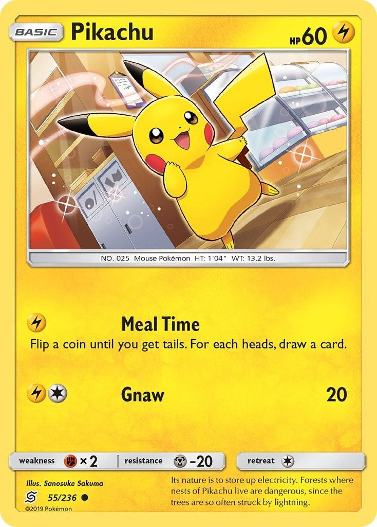 Image for Pikachu (55) (55/236) (SM - Unified Minds) (SM11) - Pokemon