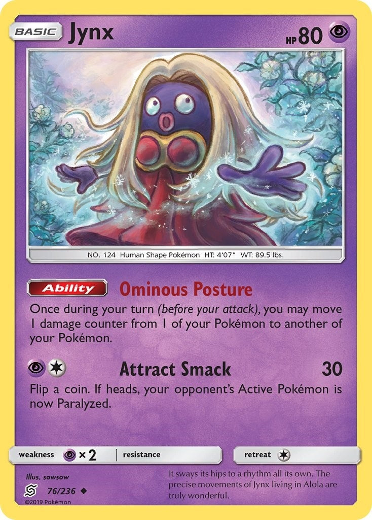 Image for Jynx (76/236) (SM - Unified Minds) (SM11) - Pokemon