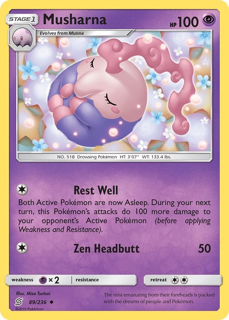Image for Musharna (89/236) (SM - Unified Minds) (SM11) - Pokemon