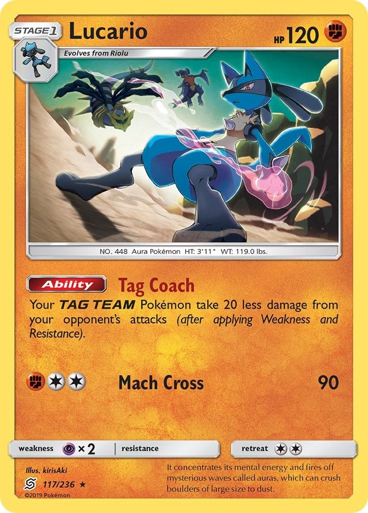 Image for Lucario (117/236) (SM - Unified Minds) (SM11) - Pokemon