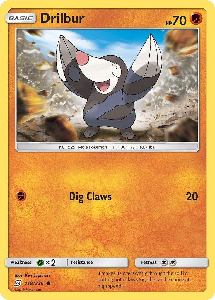 Image for Drilbur (118/236) (SM - Unified Minds) (SM11) - Pokemon