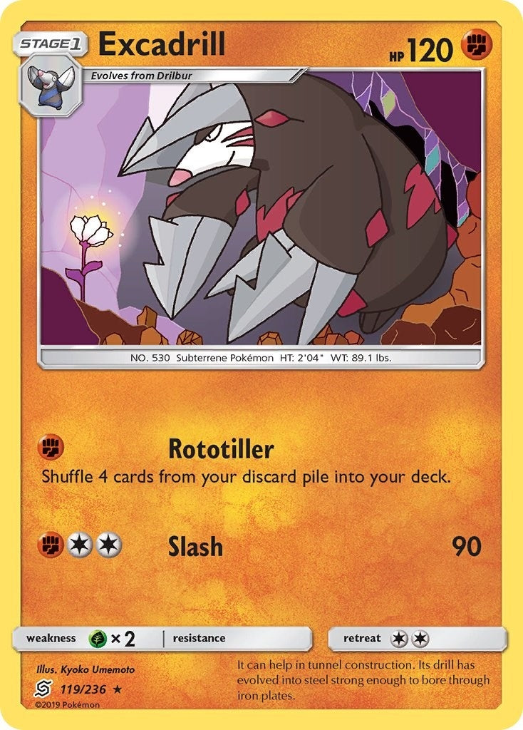Image for Excadrill (119/236) (SM - Unified Minds) (SM11) - Pokemon