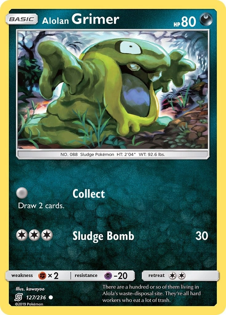Image for Alolan Grimer (127/236) (SM - Unified Minds) (SM11) - Pokemon