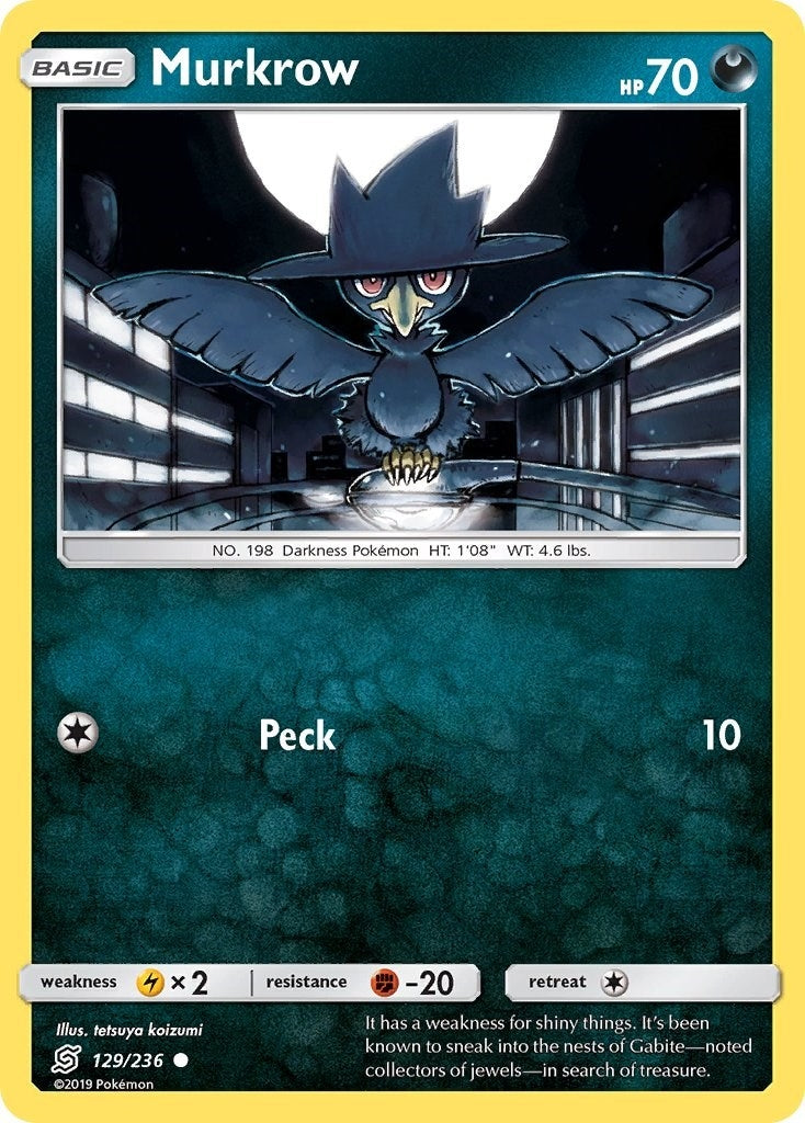 Image for Murkrow (129) (129/236) (SM - Unified Minds) (SM11) - Pokemon