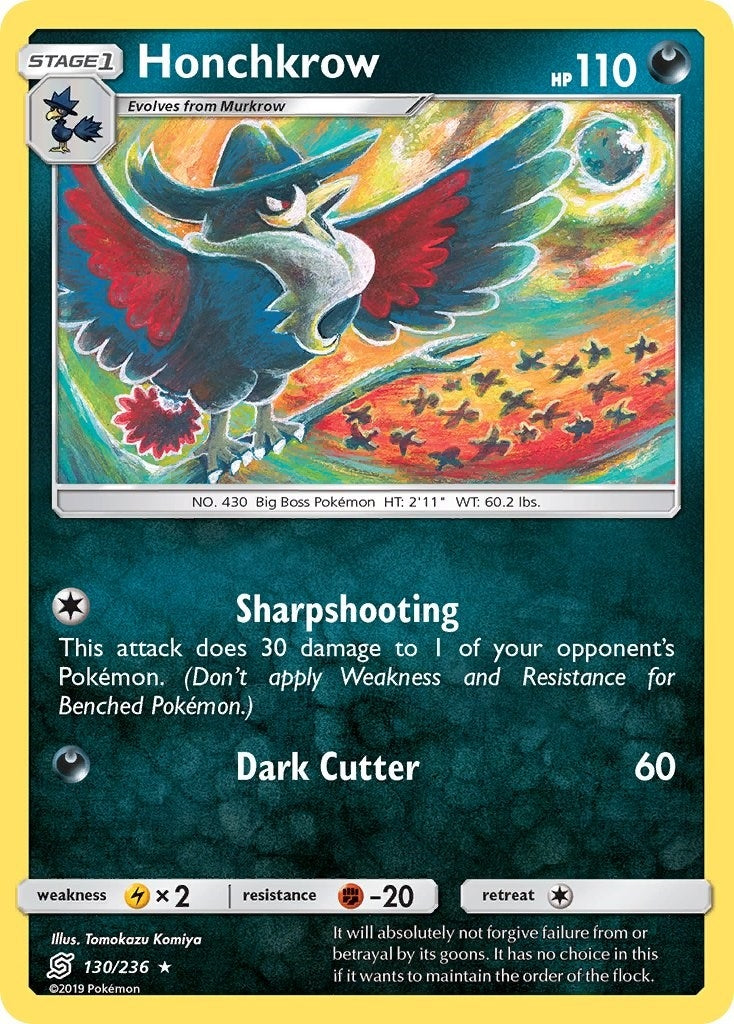 Image for Honchkrow (130/236) (SM - Unified Minds) (SM11) - Pokemon