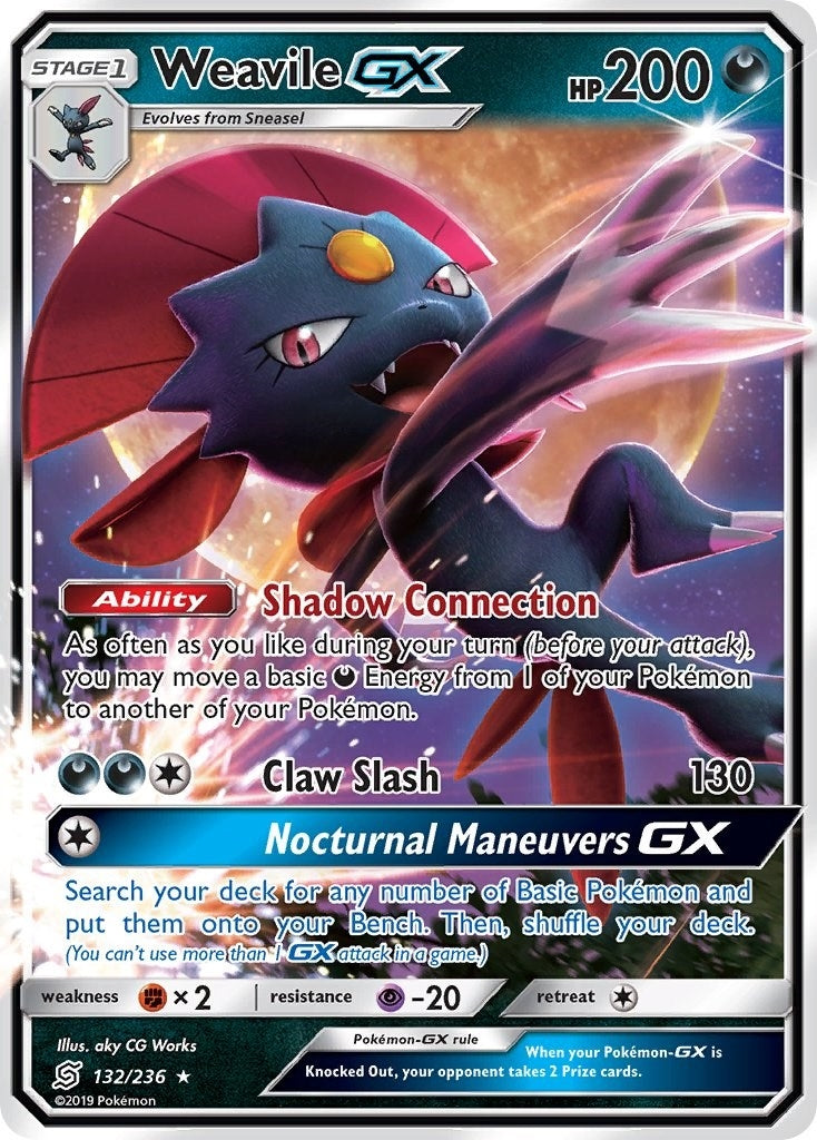 Image for Weavile GX (132/236) (SM - Unified Minds) (SM11) - Pokemon