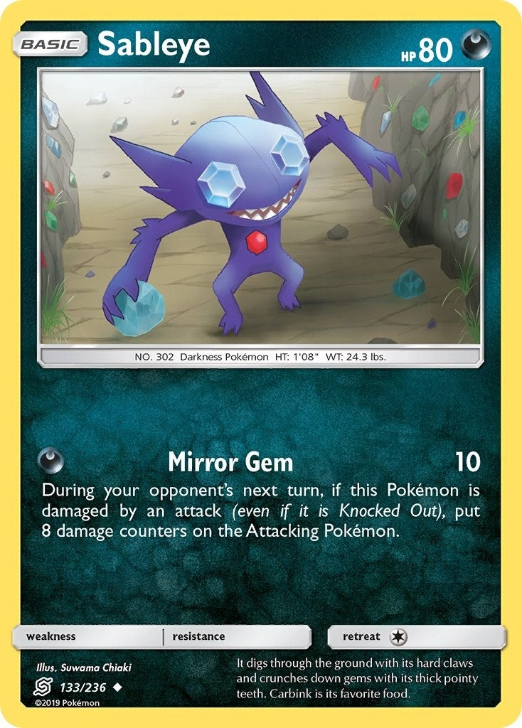 Image for Sableye (133/236) (SM - Unified Minds) (SM11) - Pokemon