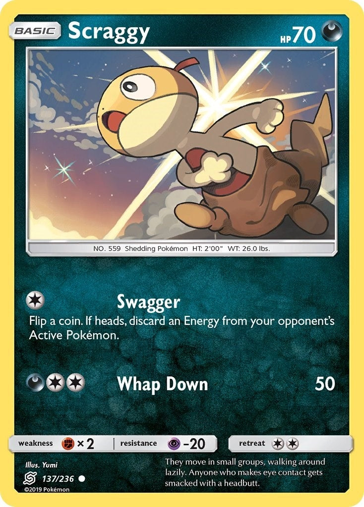 Image for Scraggy (137/236) (SM - Unified Minds) (SM11) - Pokemon