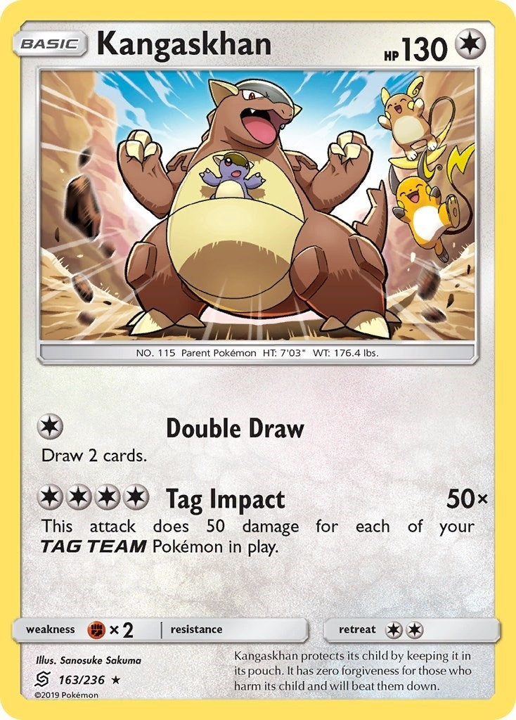 Image for Kangaskhan (163/236) (SM - Unified Minds) (SM11) - Pokemon