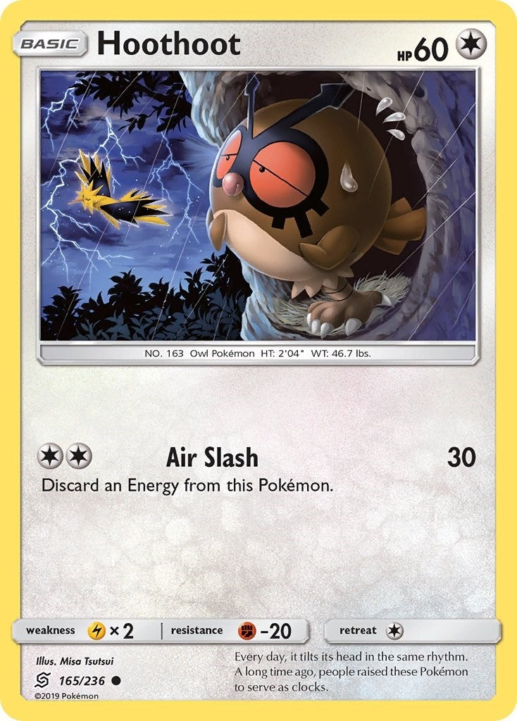 Image for Hoothoot (165/236) (SM - Unified Minds) (SM11) - Pokemon