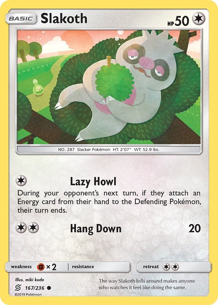 Image for Slakoth (167) (167/236) (SM - Unified Minds) (SM11) - Pokemon