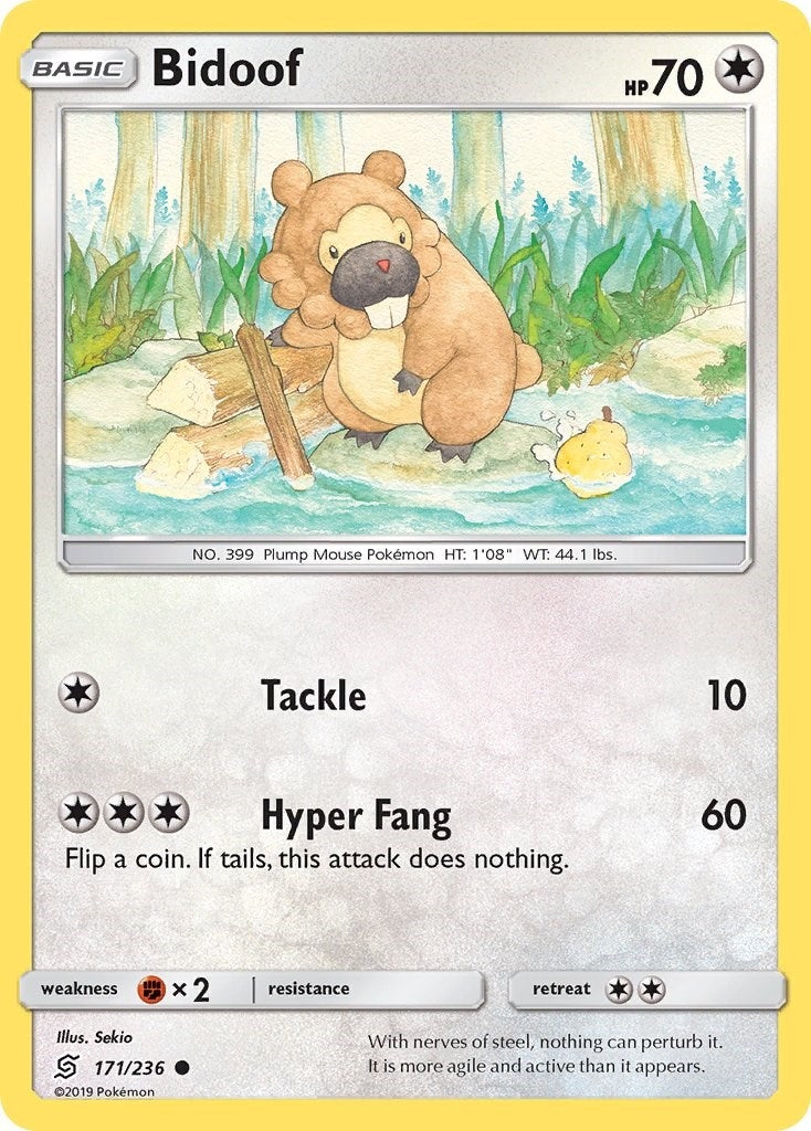 Image for Bidoof (171/236) (SM - Unified Minds) (SM11) - Pokemon