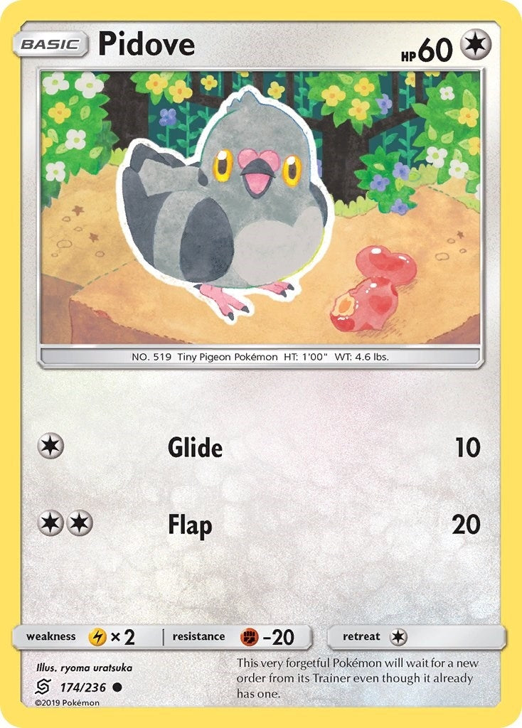 Image for Pidove (174/236) (SM - Unified Minds) (SM11) - Pokemon