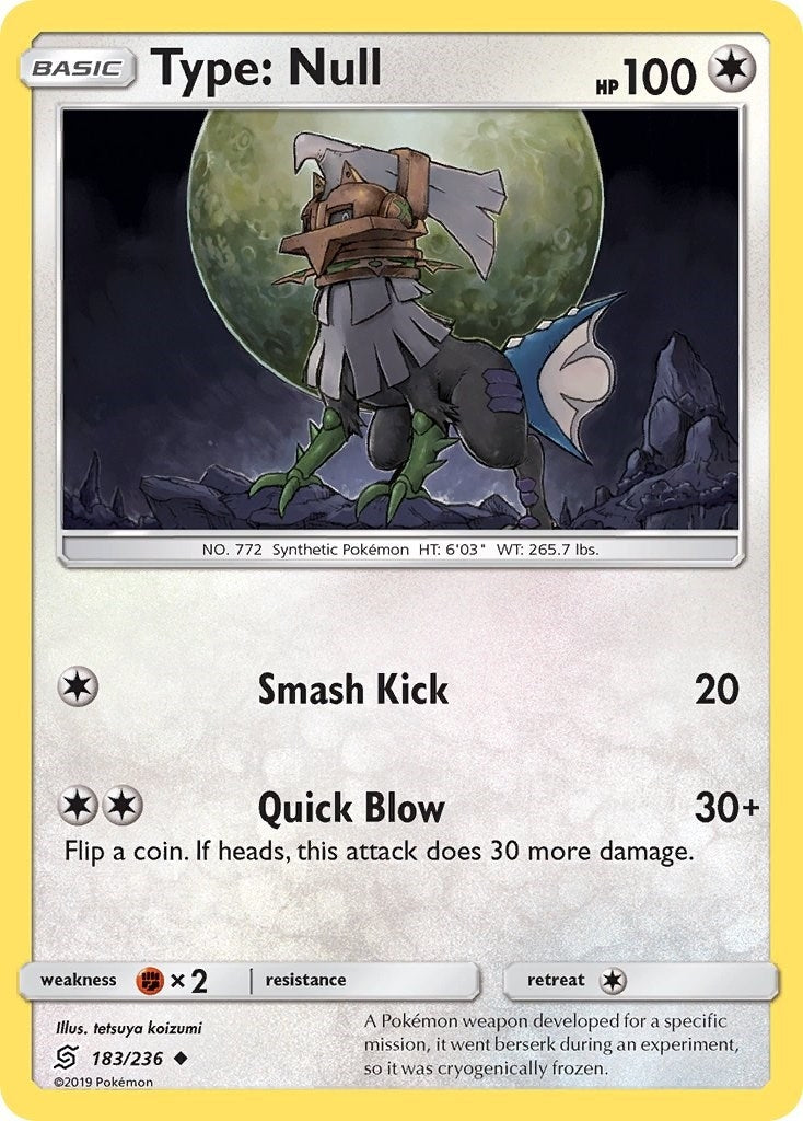 Image for Type: Null (183/236) (SM - Unified Minds) (SM11) - Pokemon