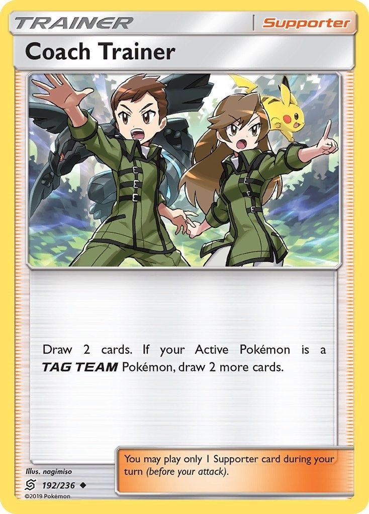 Image for Coach Trainer (192/236) (SM - Unified Minds) (SM11) - Pokemon