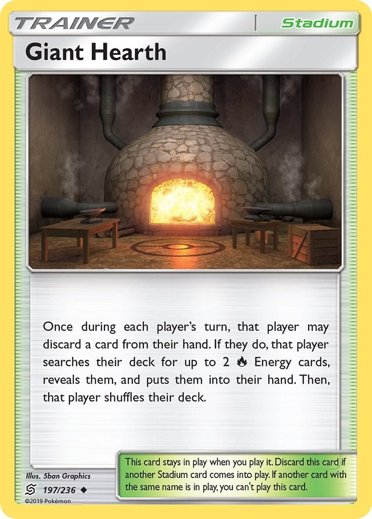 Image for Giant Hearth (197/236) (SM - Unified Minds) (SM11) - Pokemon