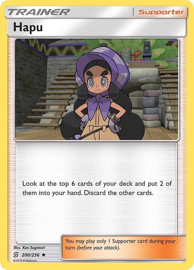Image for Hapu (200/236) (SM - Unified Minds) (SM11) - Pokemon