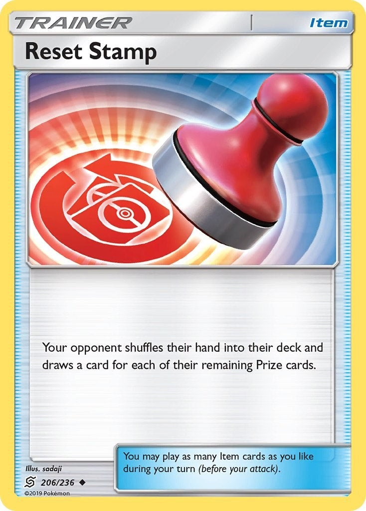 Image for Reset Stamp (206/236) (SM - Unified Minds) (SM11) - Pokemon